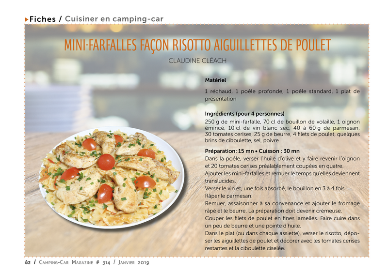 Fiche recette