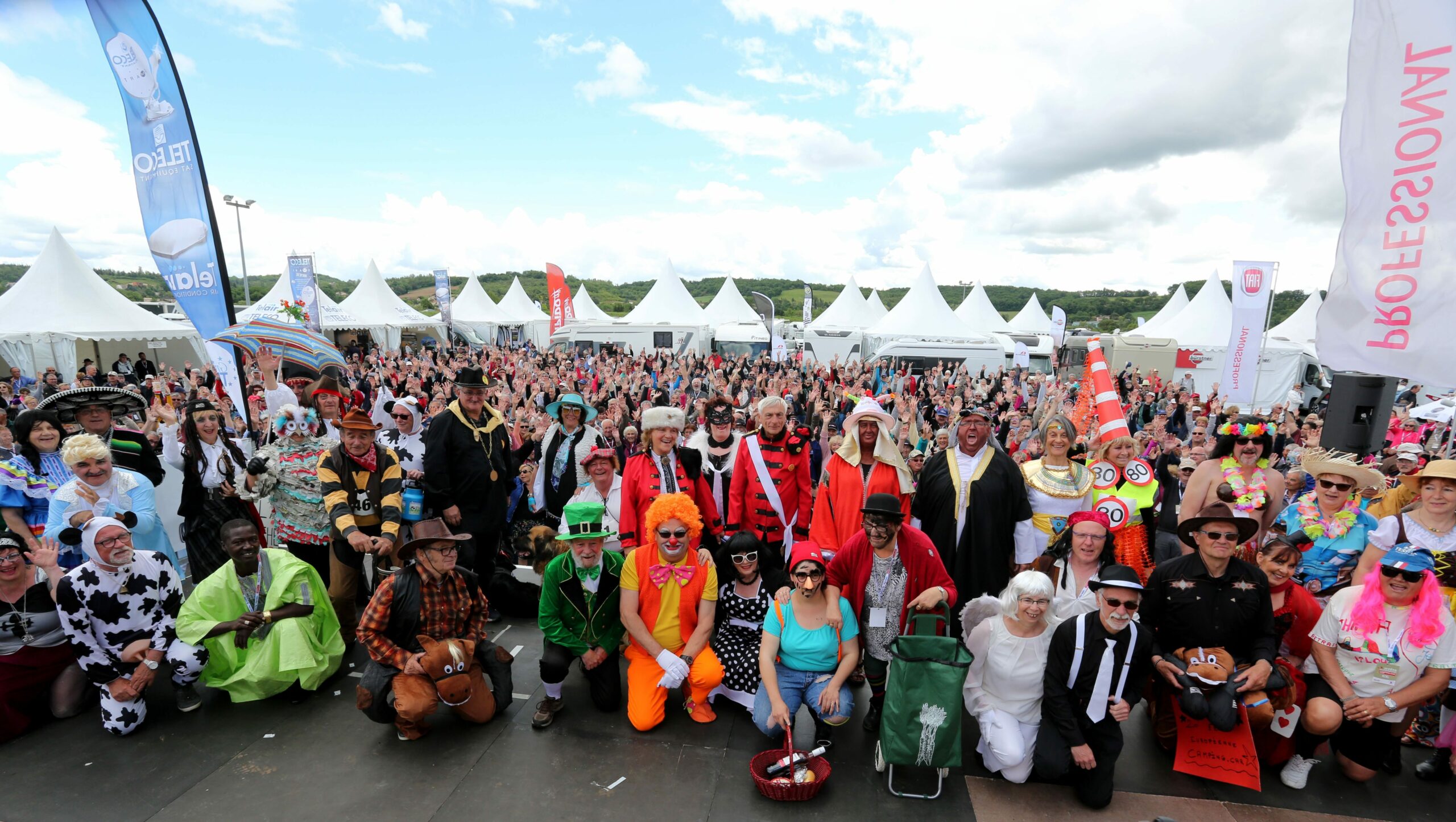Grand succès pour le concours de déguisement durant la 20e Fête Européenne du Camping-Car à Albi
