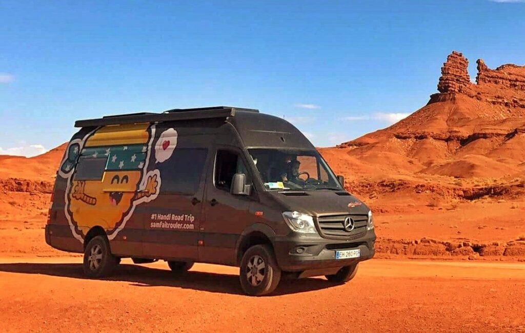 Handi Road Trip de Samuel Marie en Mercedes Sprinter 4x4