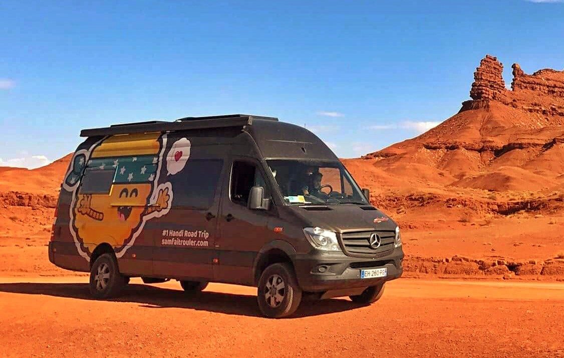 Handi Road Trip de Samuel Marie en Mercedes Sprinter 4x4