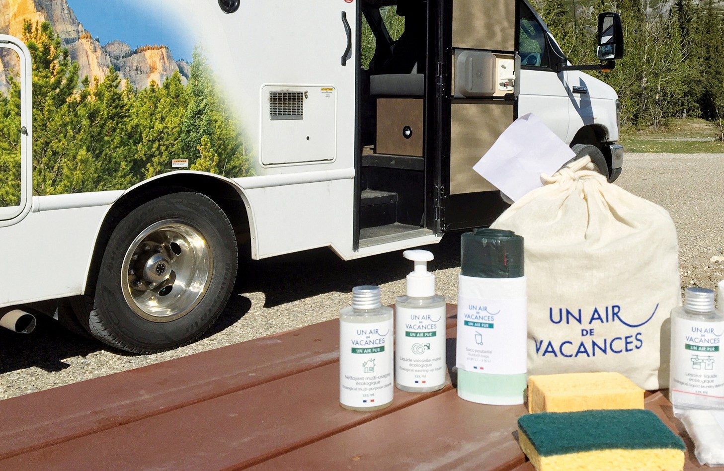 Kit de nettoyage pour camping-car Un Air Pur