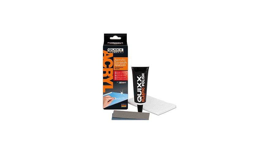 Kit Quixx Acryl pour effacer les rayures sur des baies acryliques