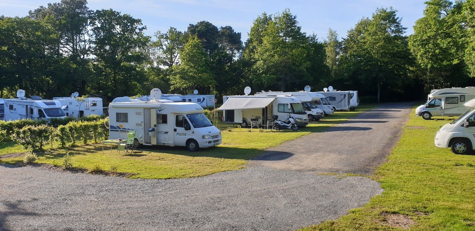 L'aire de Lann Floren (56) compte 43 emplacements.