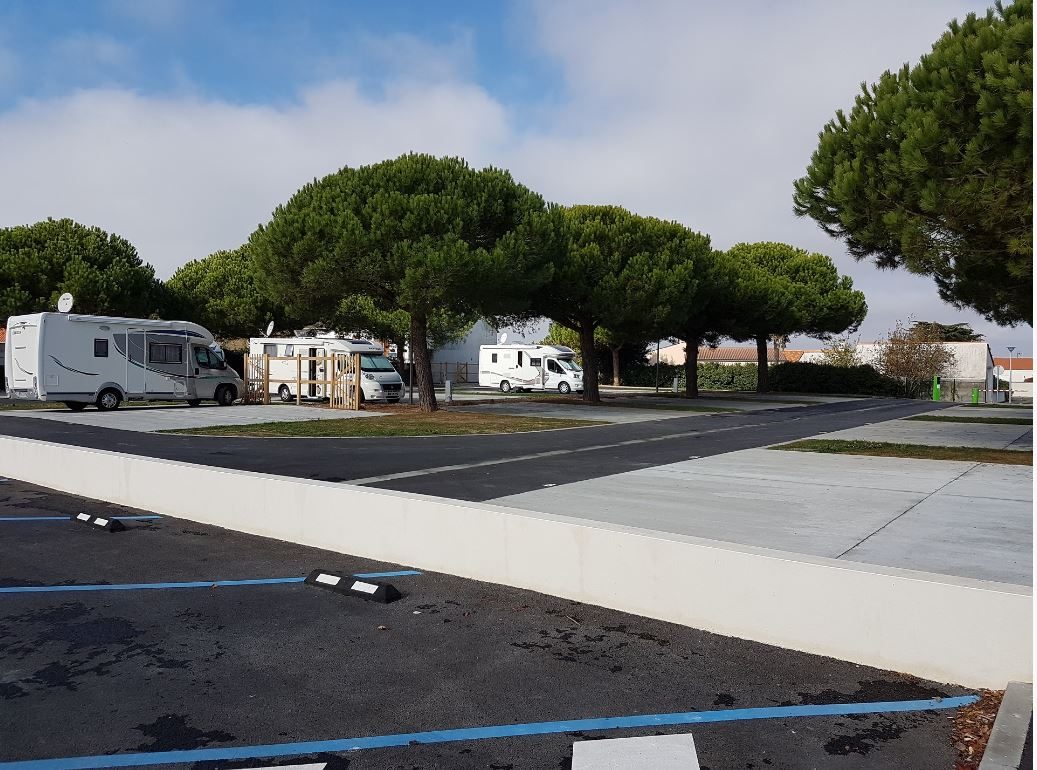L'aire des Pins à la Faute sur Mer