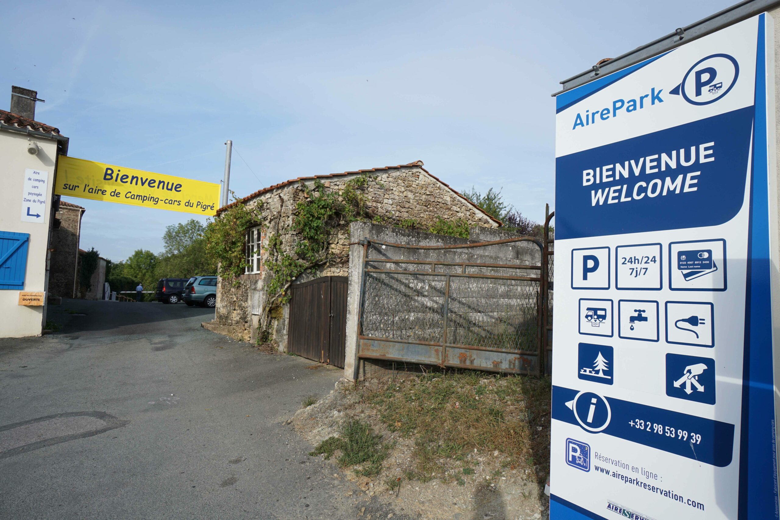 L'AirePark du Pigré à Champ Saint-Père en Vendée, vient d'ouvrir.