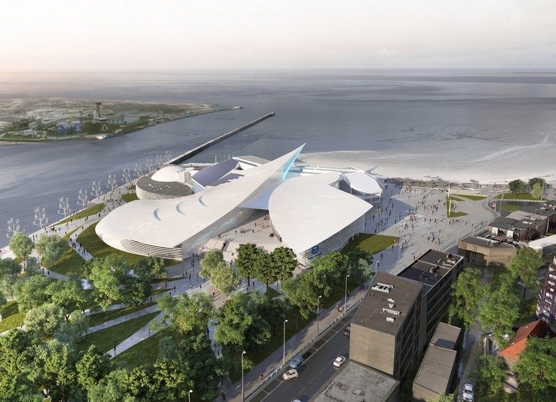 L'aquarium Nausicaa, après les travaux.