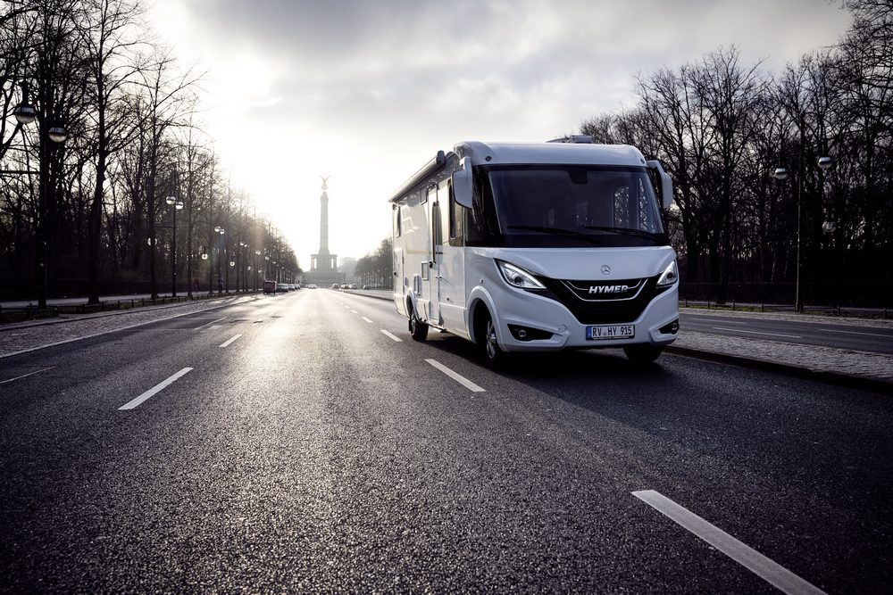 Le Mercedes encore à l'honneur avec cette série Hymer B-ML