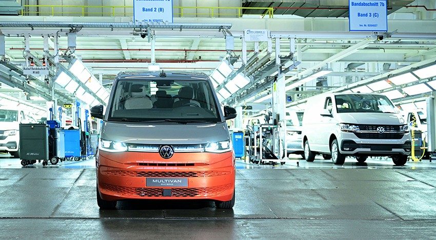 Le Volkswagen T7 Multivan entre en production à Hanovre