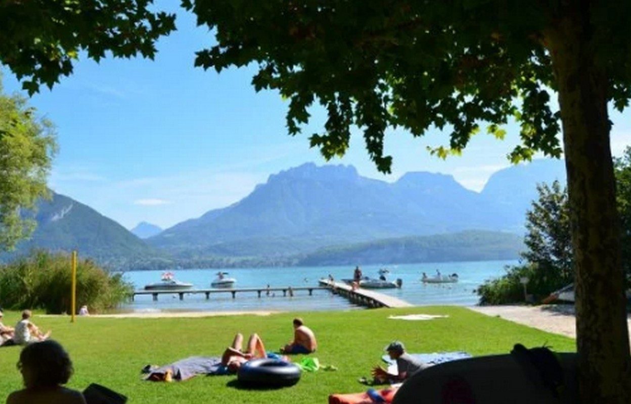 Les rives du lac, camping FFCC
