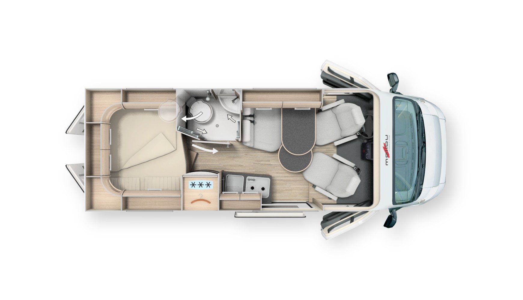 Malibu Van Charming Coupé 600 DB