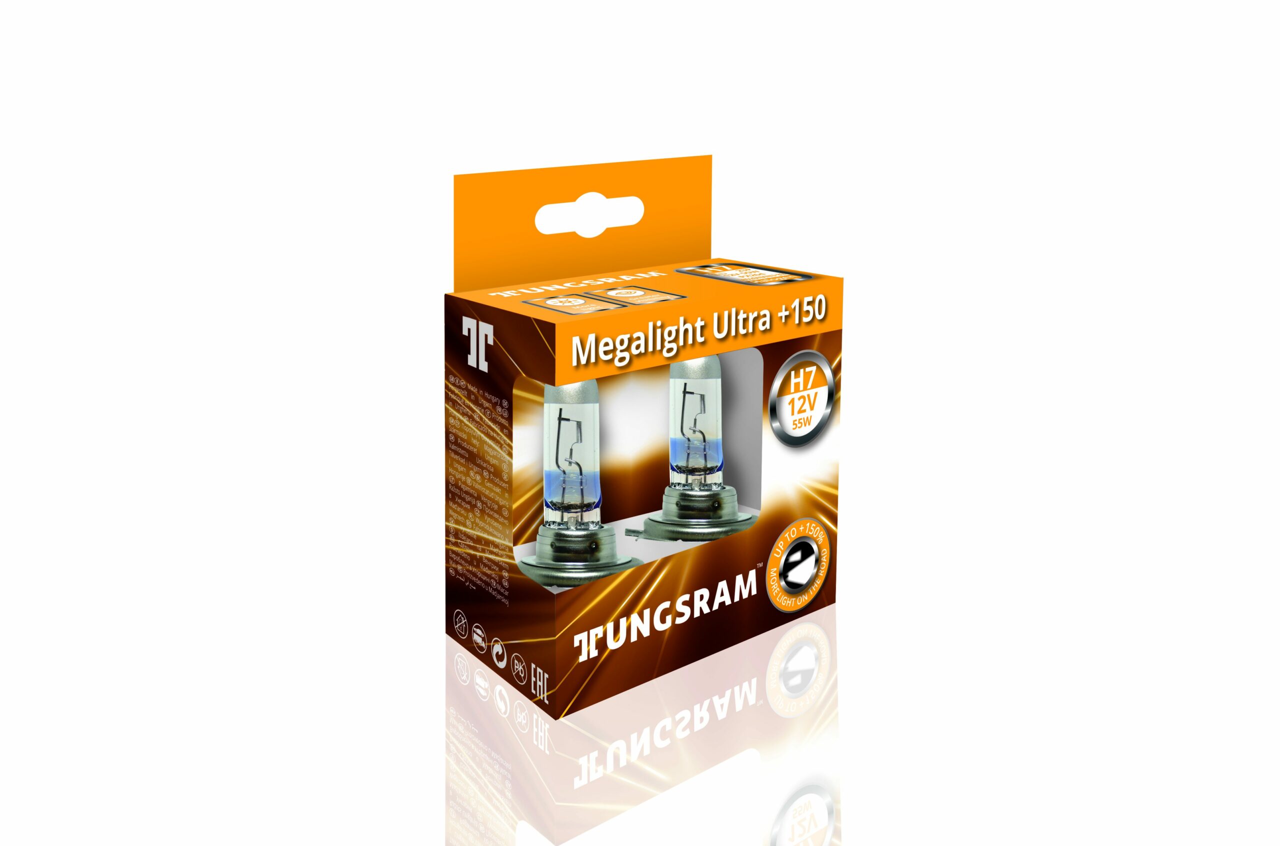 Pack ampoules Tungsram Megalight Ultra +150