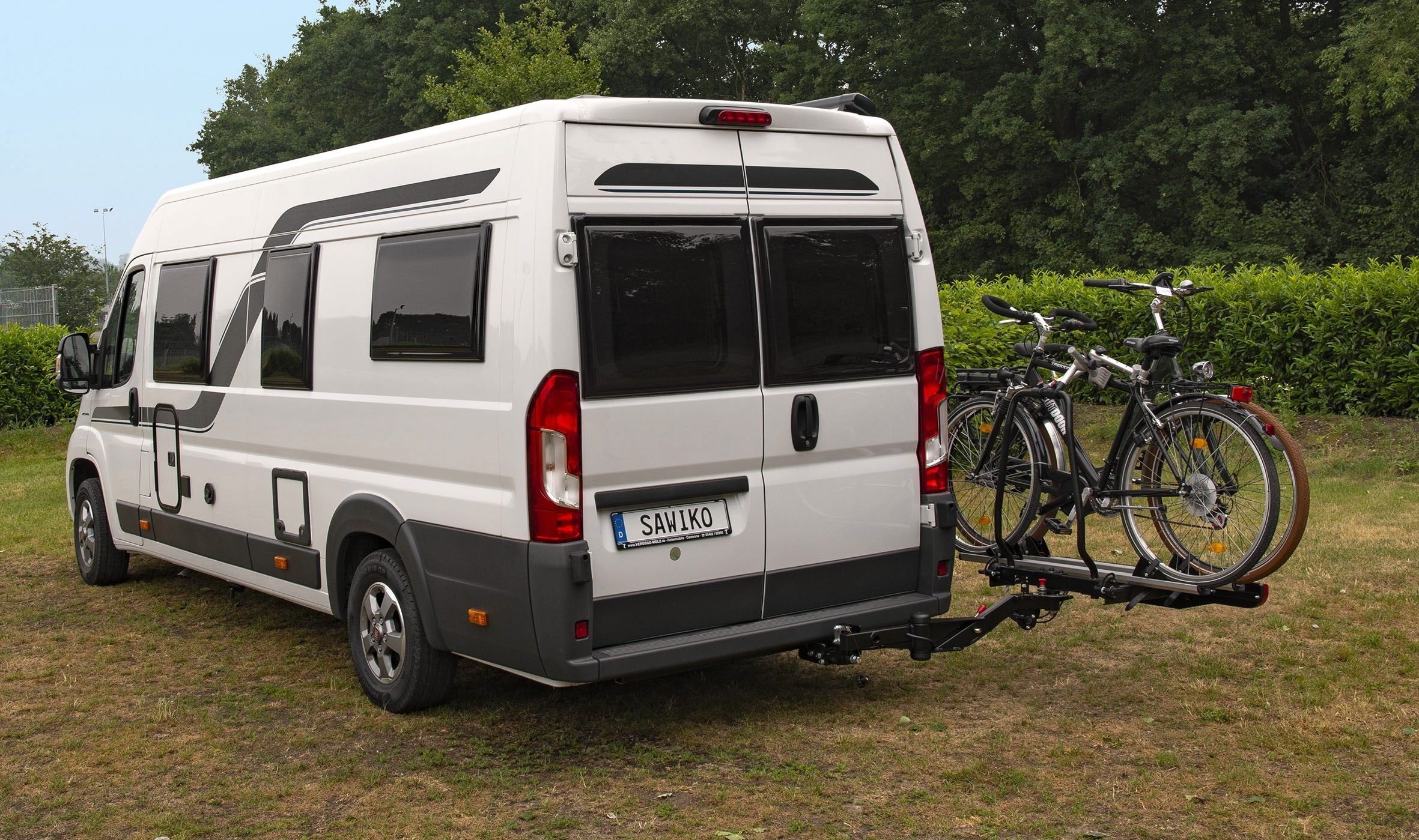 Porte-vélos articulé Sawiko Agito Van pour fourgons Fiat Ducato