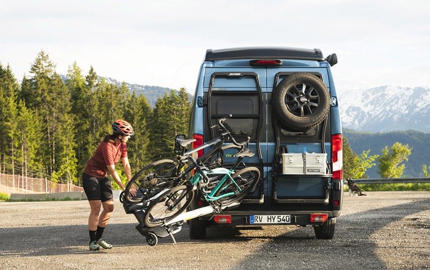 Porte-vélos pivotant Hymer Backrack+ Swing