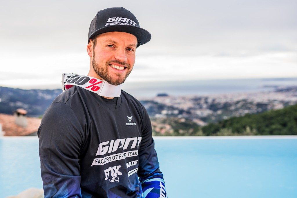 Rémi Thirion, champion français de descente en VTT