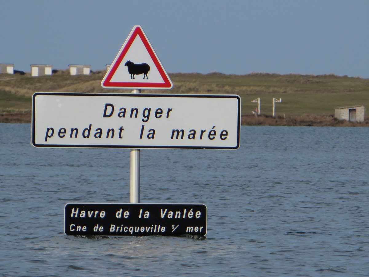 Route submersible des Salines