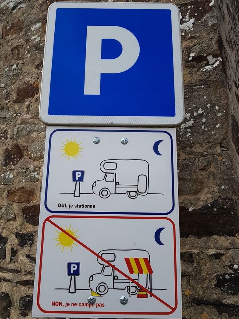 Stationner, mais pas camper !