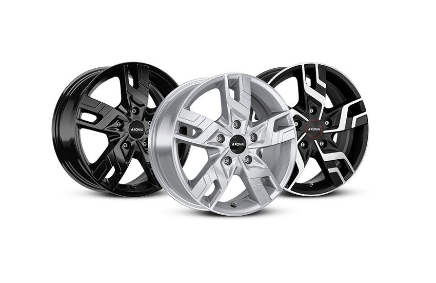 Trois finitions pour la gamme de jantes alu Ronal R64