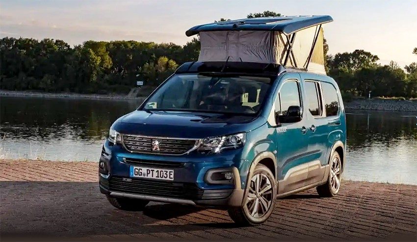 Vanderer convertit le Peugeot e-Rifter L2 en camping-car