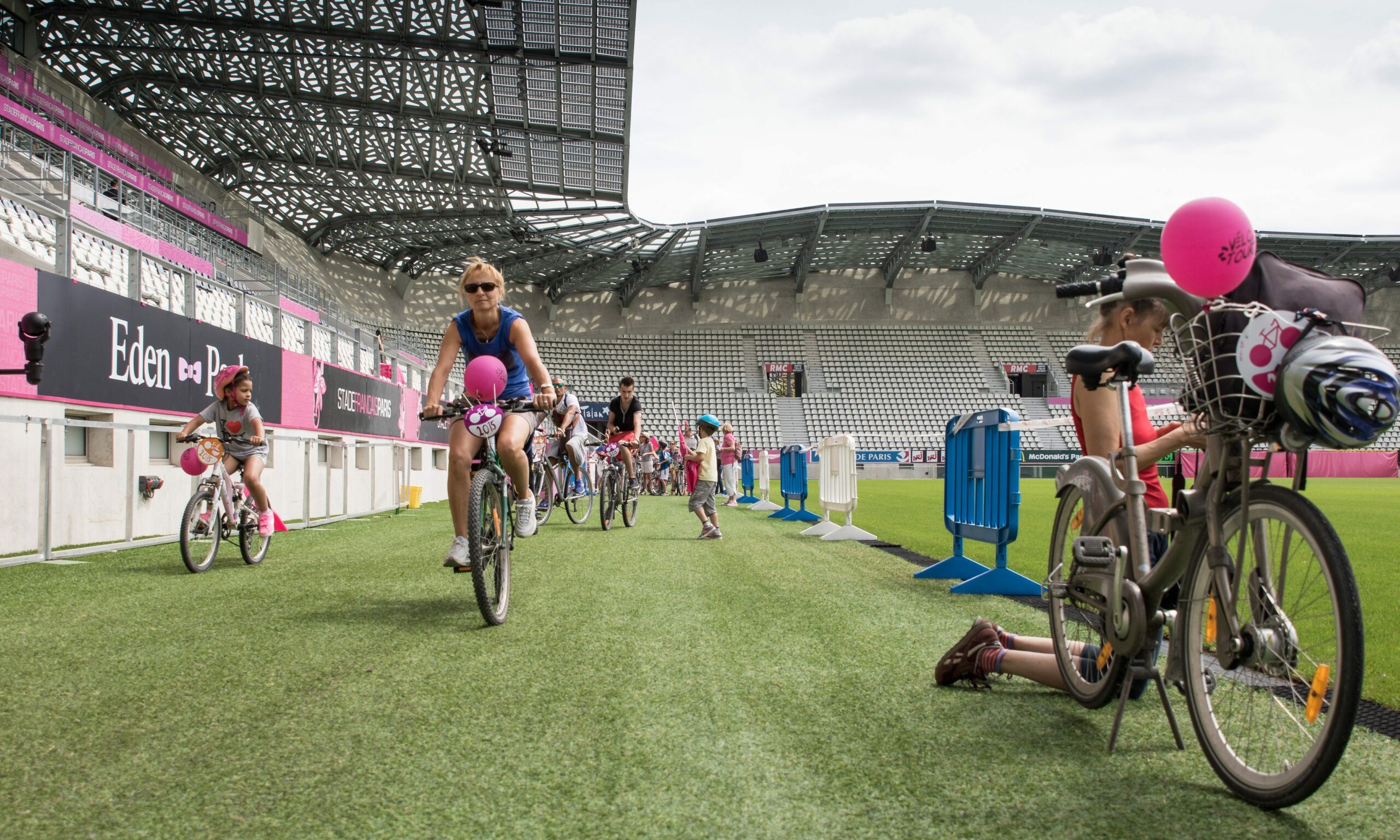 Visite du stade Jean Bouin à Paris.