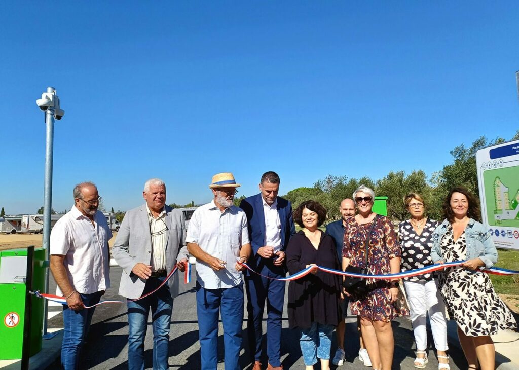 En 2023, Camping-Car Park a multiplié les ouvertures d'aires, comme ici au mois d'octobre à Homps dans le Minervois.