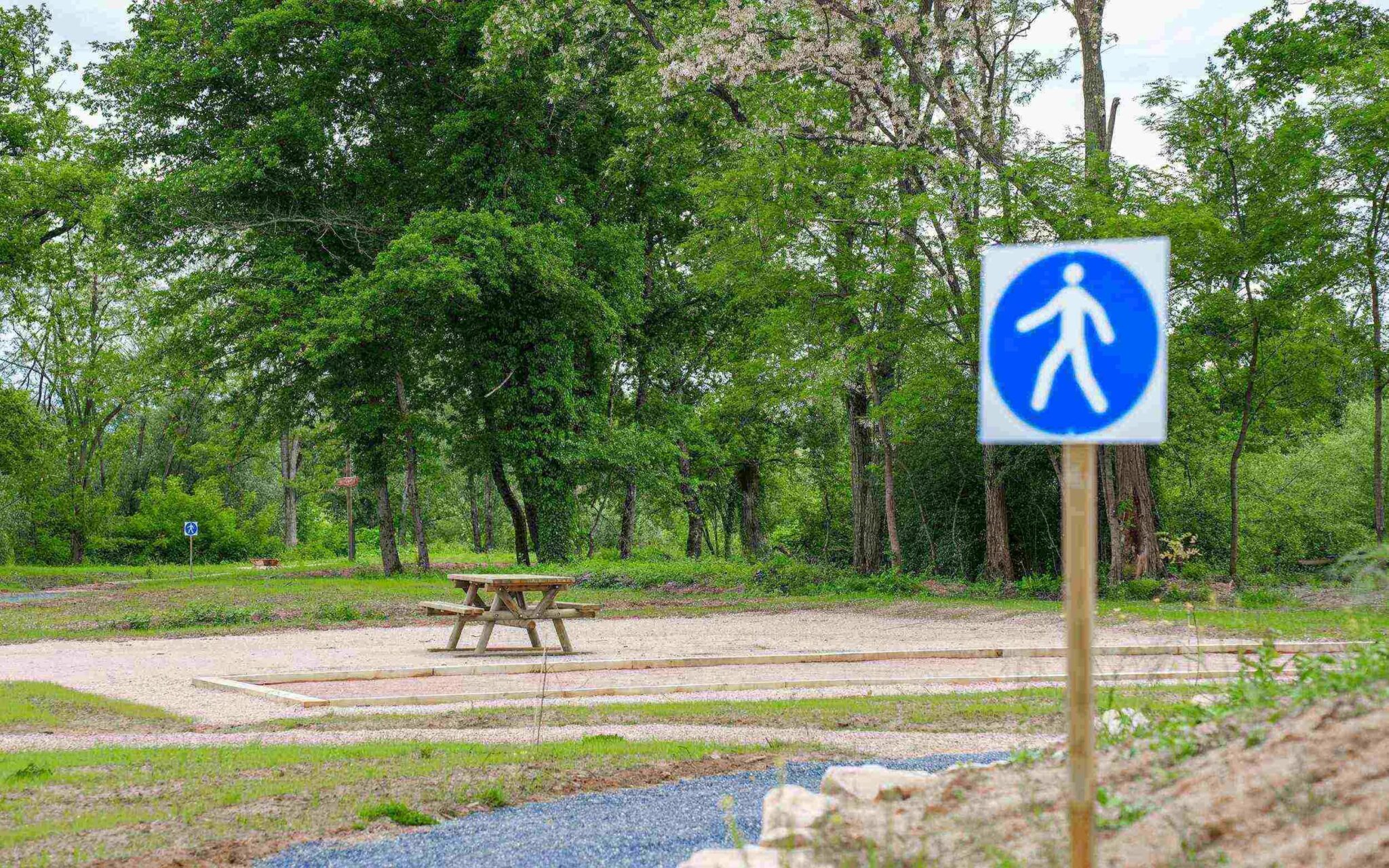 Aire de Saint-Pourçain-sur-Besbre dans l'Allier.