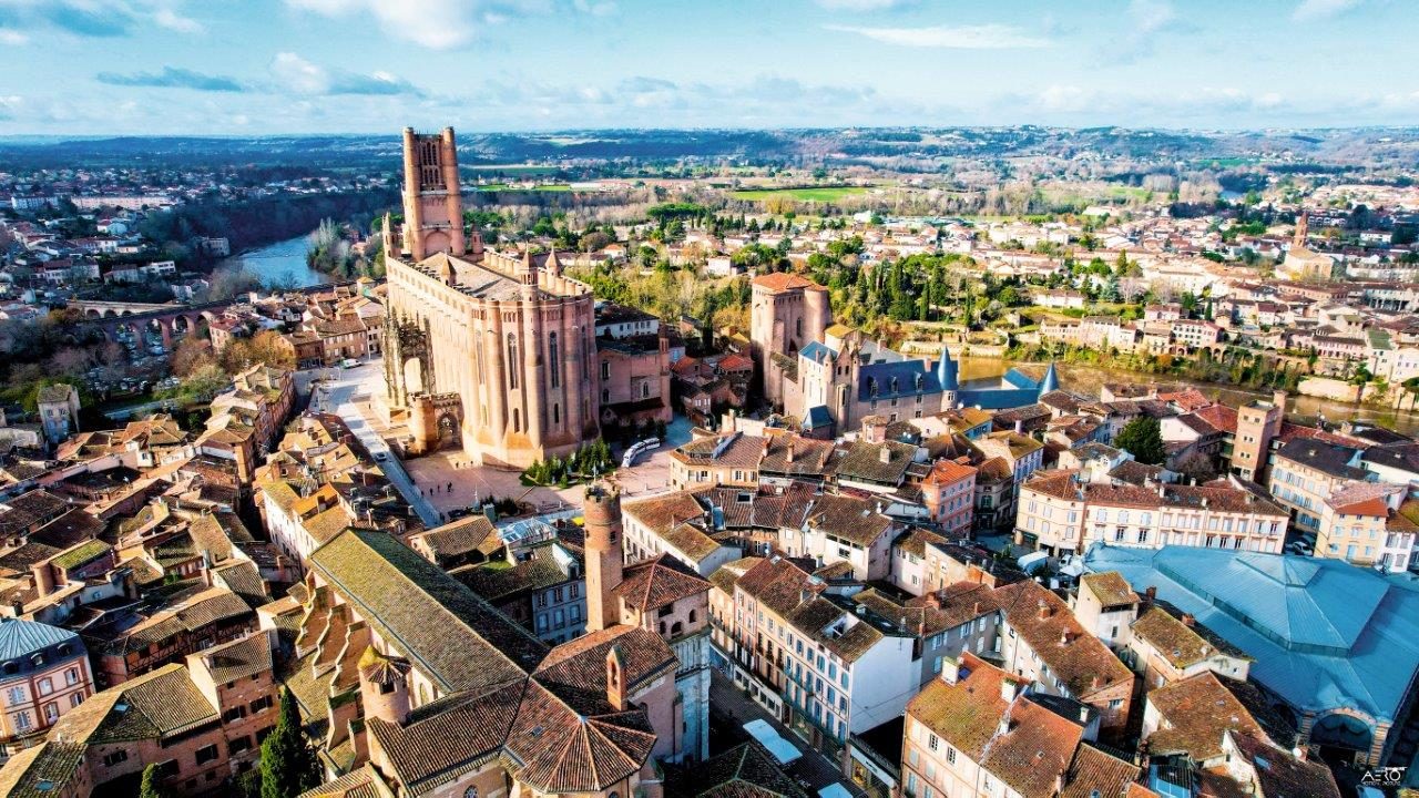 ALBI Vue aérienne