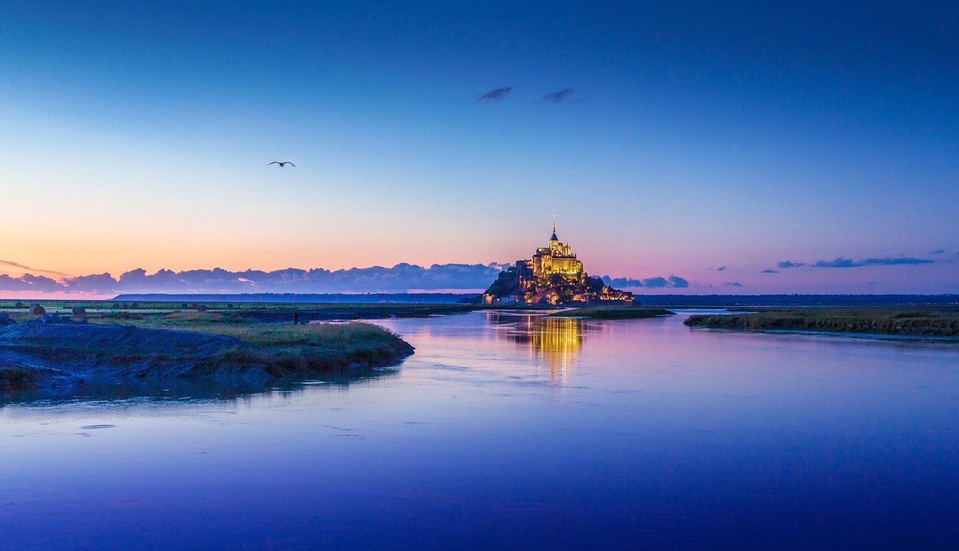 La baie du Mont-Saint-Michel.