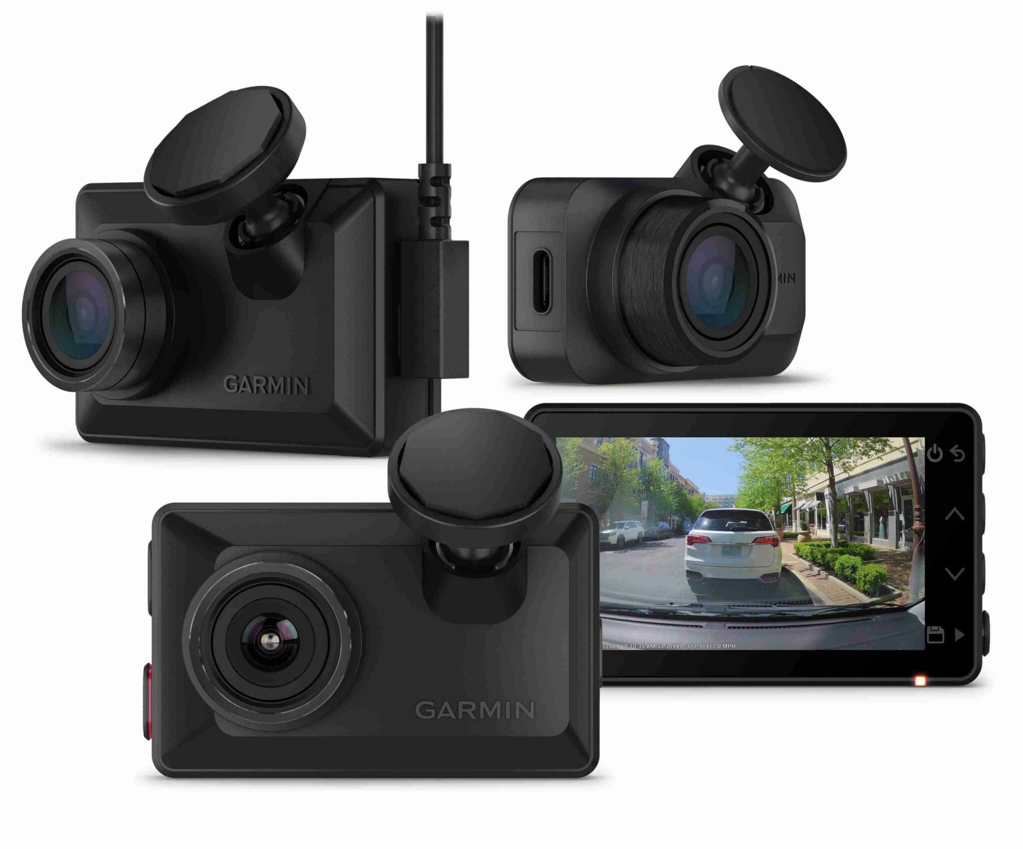 La nouvelle gamme de caméra de tableau de bord Garmin.