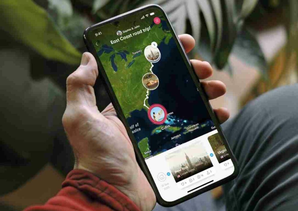 L'application Polarsteps