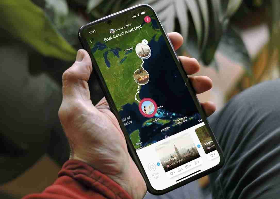 L'application Polarsteps