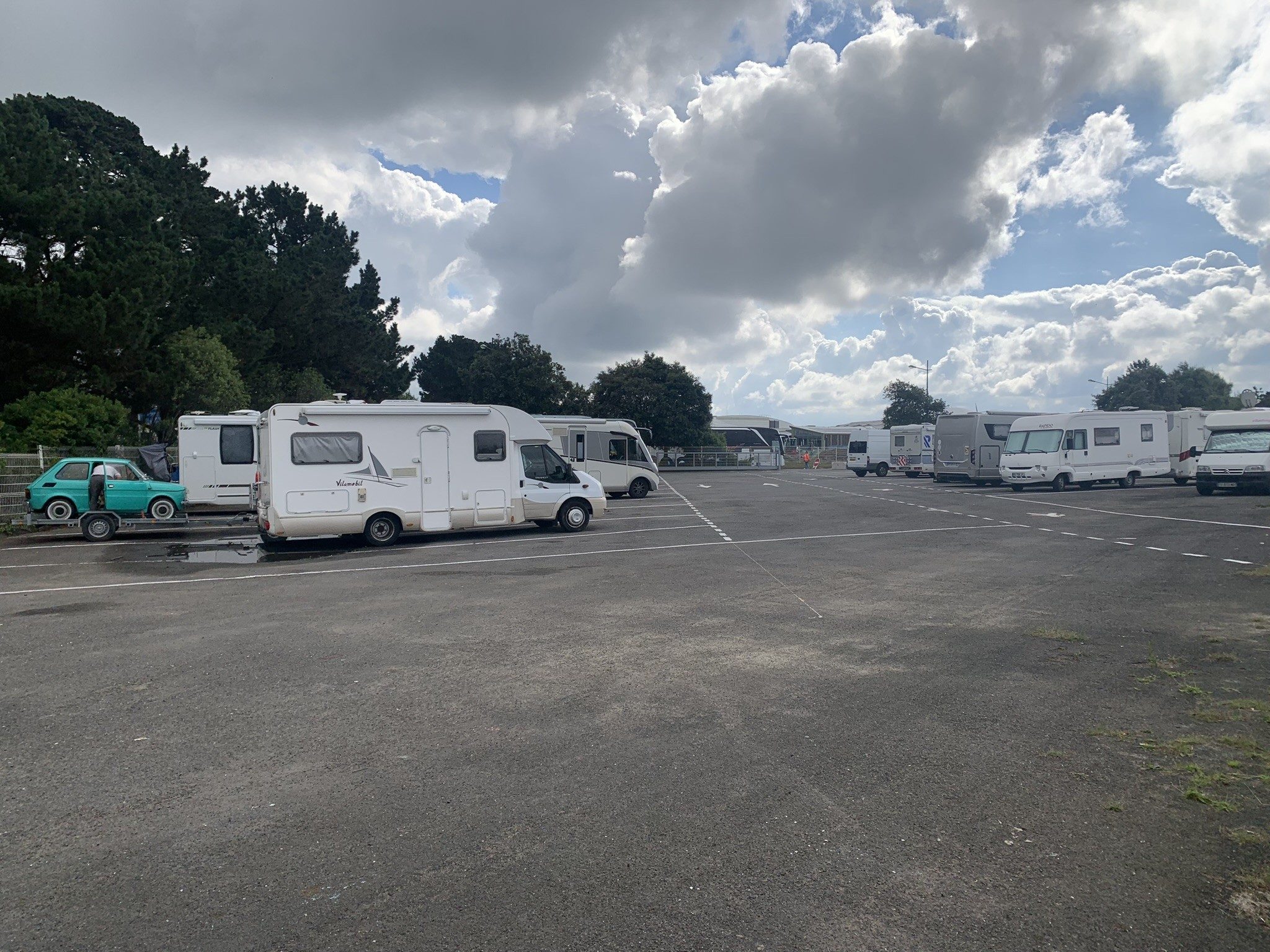 Le parking d'Océanopolis