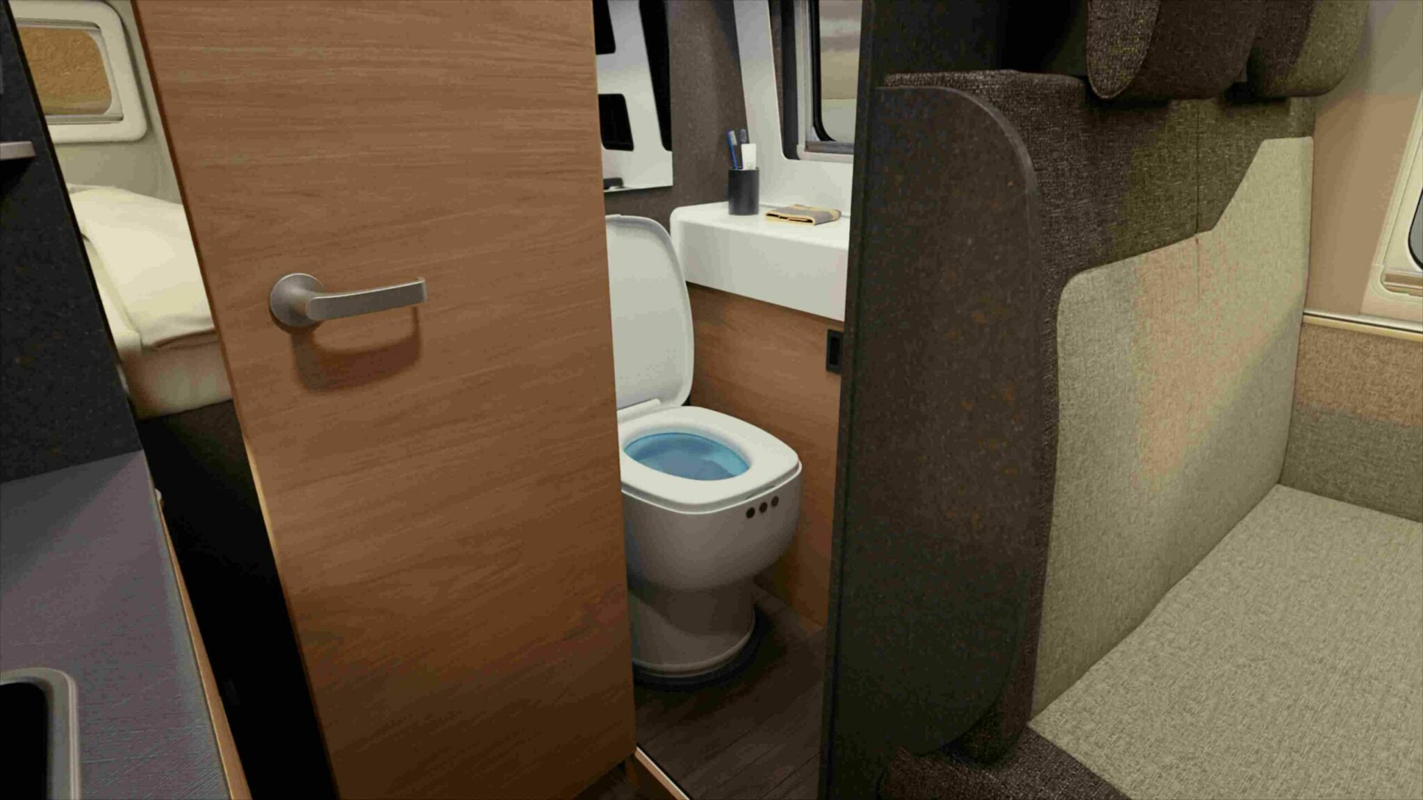 Les toilettes Cleanflex.