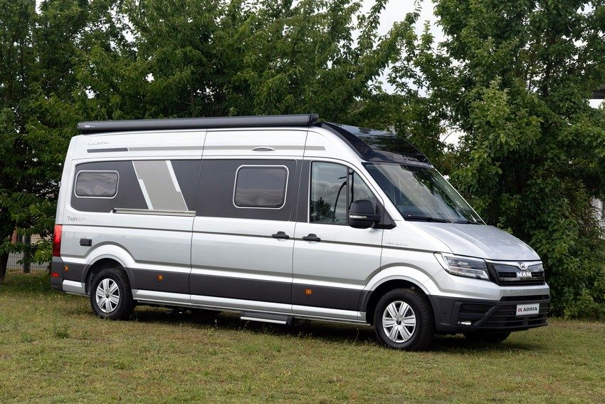 Pour la première fois, Adria a choisi le porteur MAN pour sa nouvelle gamme de fourgons.