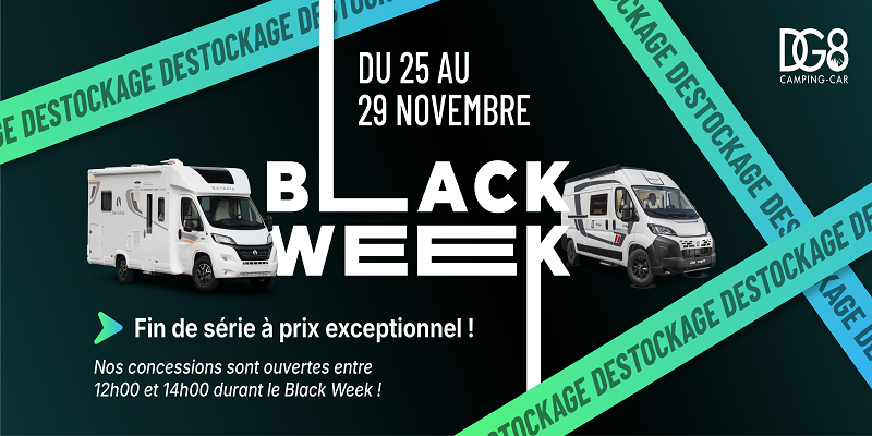 Black Week dans les concessions DG8 Camping-Car