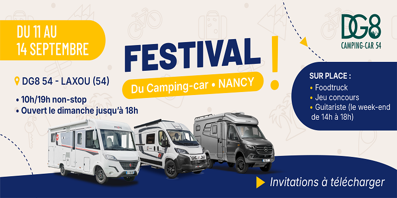 Festival du camping-car de Nancy du 11 au 14 septembre 2025