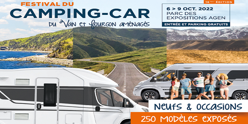 Festival du Camping-car, du van et fourgon amenagés d'Agen