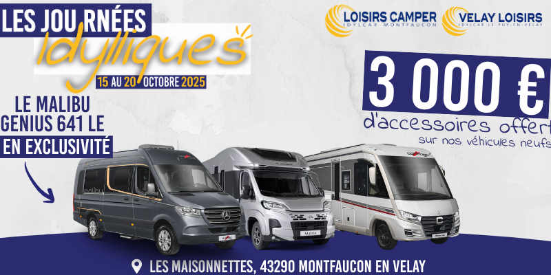 Journées Idylliques chez Loisirs Camper et Velay Loisirs