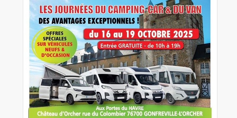 Les Journées du Camping-car & du Van du 16 au 19 Octobre 2025