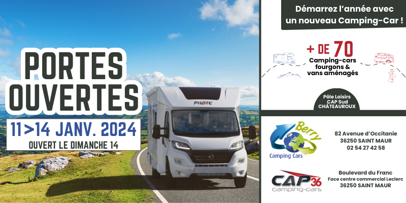 Portes Ouvertes Berry camping-cars et Cap 36