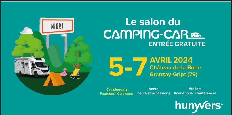 Salon du camping-car de Niort - Hunyvers du 5 au 7 avril 2024