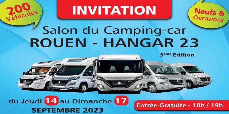 Salon du Camping-car Rouen Hangar 23