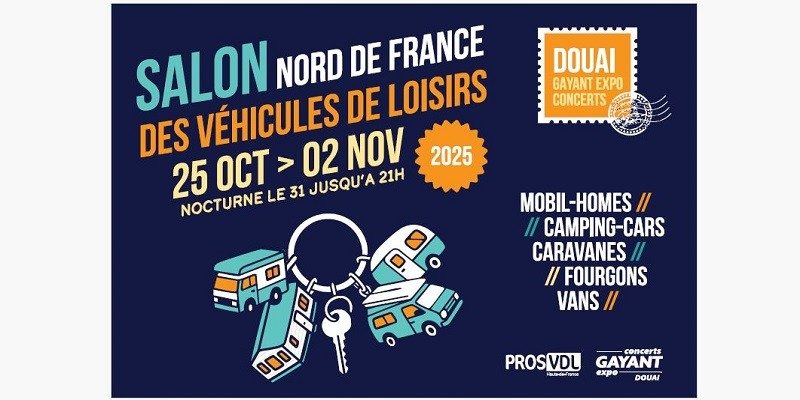 Salon Nord de France des Véhicules de Loisirs du 25 octobre au 2 novembre 2025