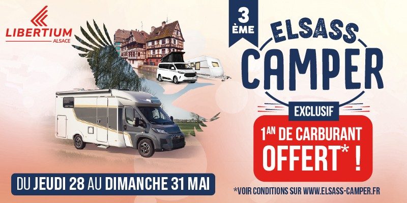 3ème édition de l'Elsass Camper du 28 au 31 mai 2026 à Sand (67)