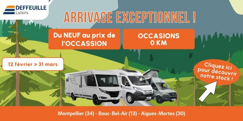 Arrivage exceptionnel chez Deffeuille Loisirs du 12 février au 31 mars 2026