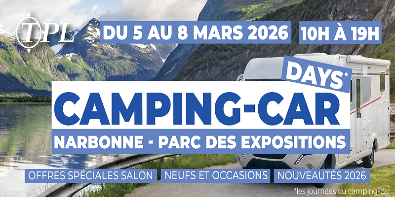 Camping-car Days de Narbonne du 5 au 8 mars 2026