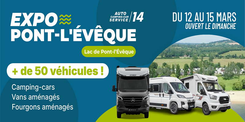 Exposition Camping-Car au Lac de Pont-l’Évêque du 12 au 15 mars 2026 – Première édition