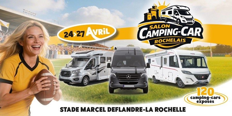 Le Salon du Camping-car Rochelais du 24 au 27 avril 2026