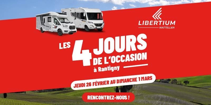 Les 4 jours de l'Occasion chez Libertium Wattellier du 26 février au 1er mars 2026