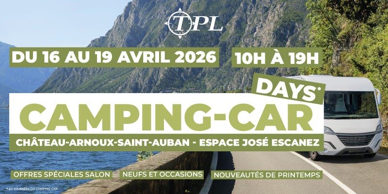 les Camping-Car Days de Château-Arnoux du jeudi 16 au dimanche 19 Avril 2026