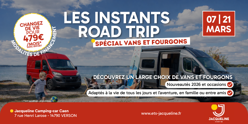 Les instants road trip - Spécial vans et fourgons à Caen du 7 au 21 mars 2026